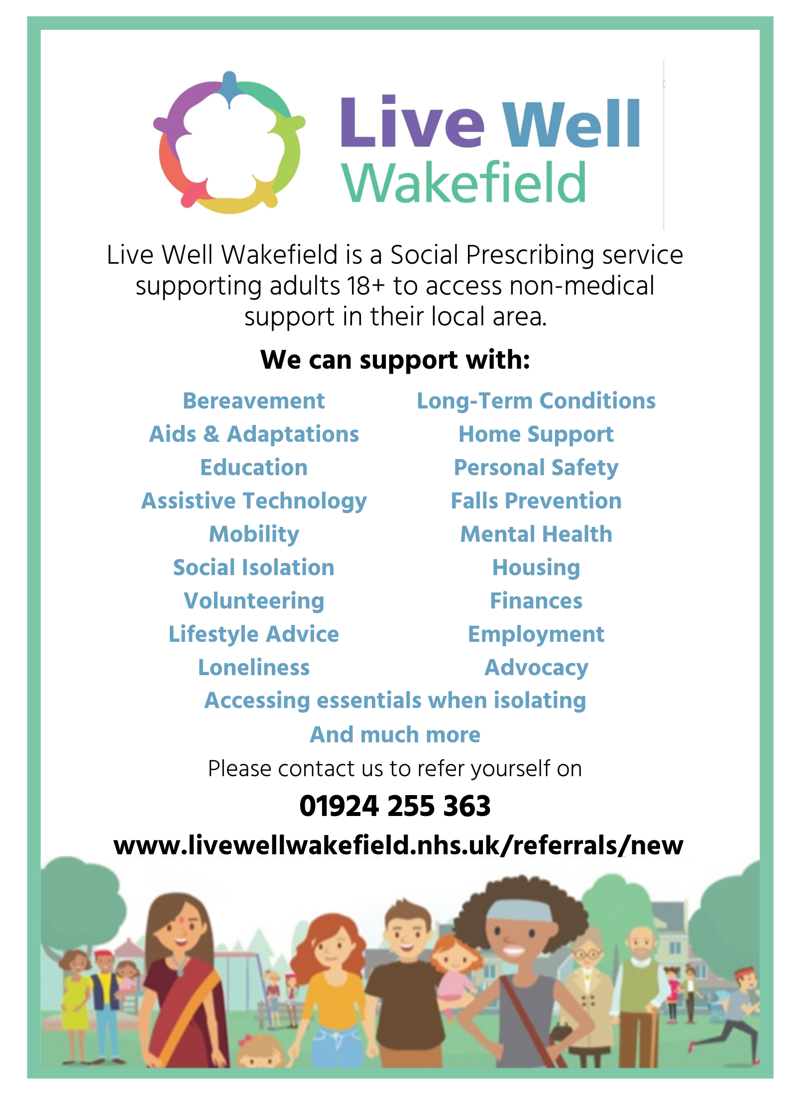 Wakefield Library Drop In Sessions Information